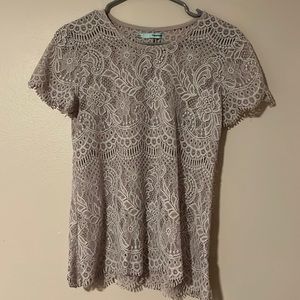 Maurice’s Lace Light Purple Top